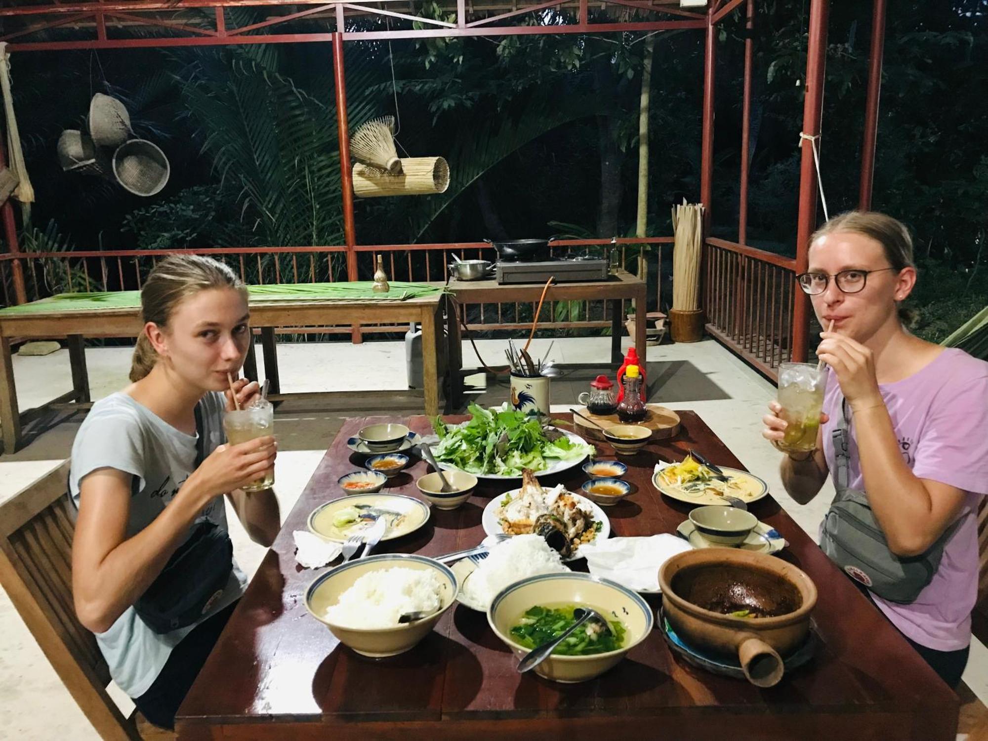 Ba Danh Homestay & Kitchen - Ben Tre Mekong Exteriör bild
